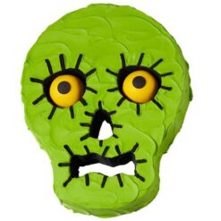 Halloweenbageform til kraniekage