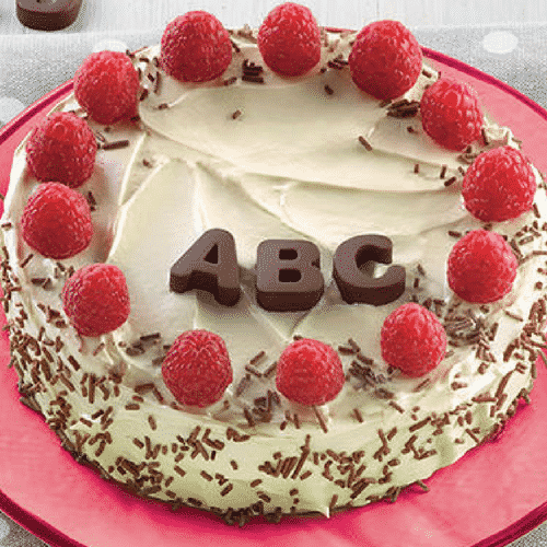 Chokoladeform til bogstaver