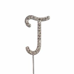 Topfigur med diamanter - J