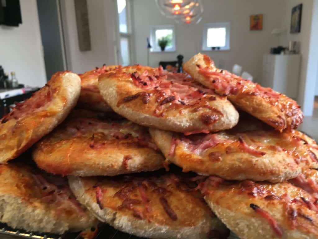 Grove pizzaer til nemme madpakker