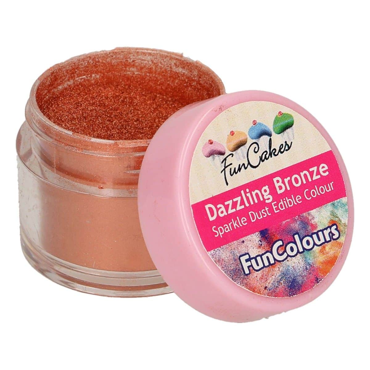 FunCakes Dust - Spiseligt bronzestøv - Dazzling Bronze Dust - Billede 2