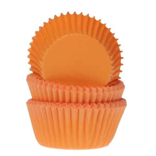 HoM Orange mini muffinsforme - 60 stk.