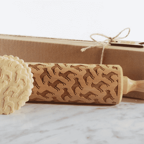 Kagerulle med Boston Terrier