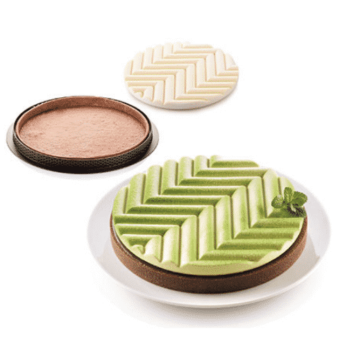 Taertering og silikoneform - Kit Tarte Grafique