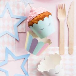 Cupcake Wrappers med unicorn