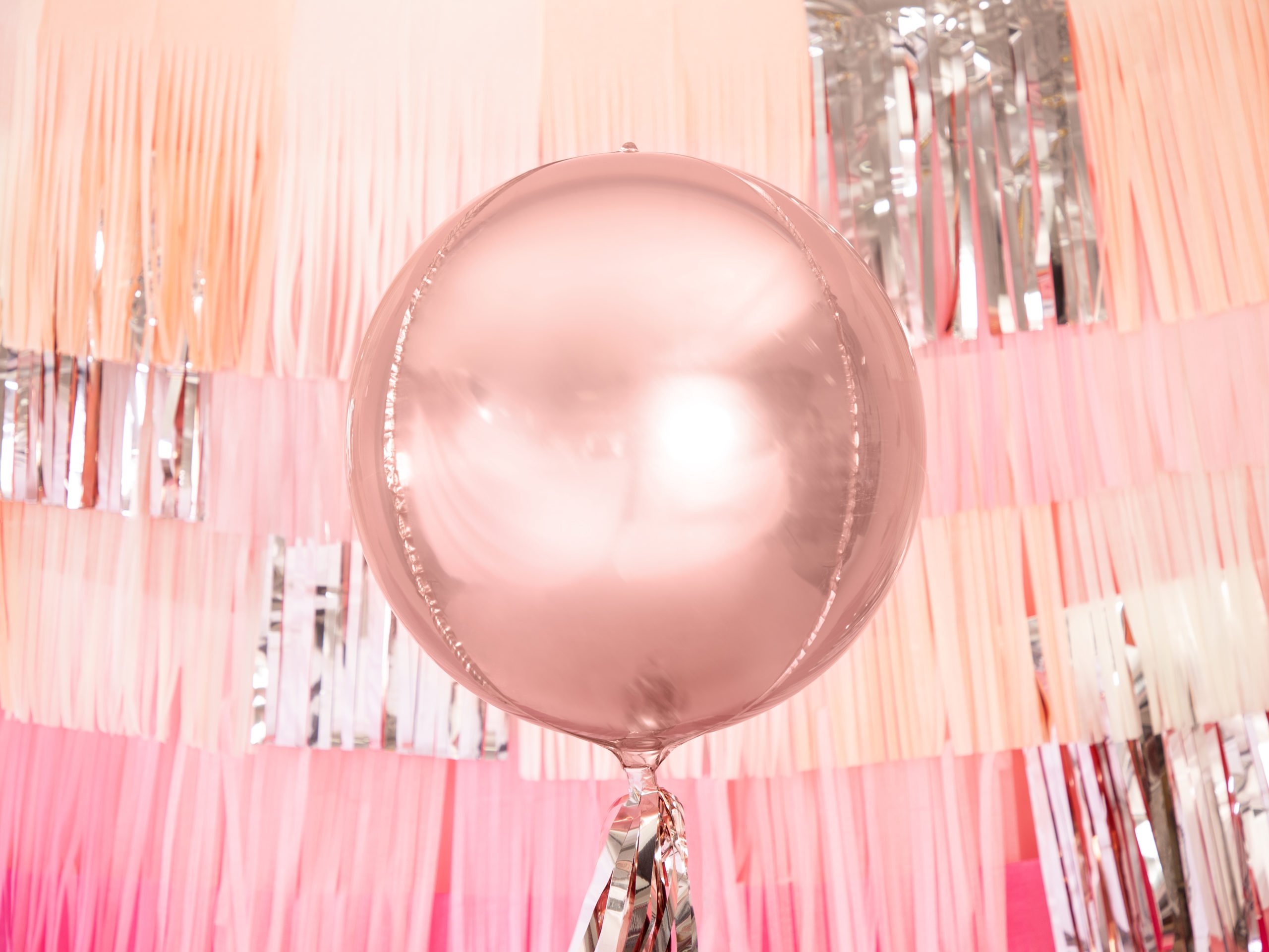 PartyDeco Folie Ballon, 40 cm, rose gold