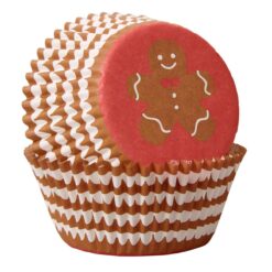 Wilton Muffinsforme - Gingerbread Boy, 75 stk