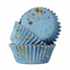 PME Muffinsforme, folie - Blaa med guld, 30 stk (2)