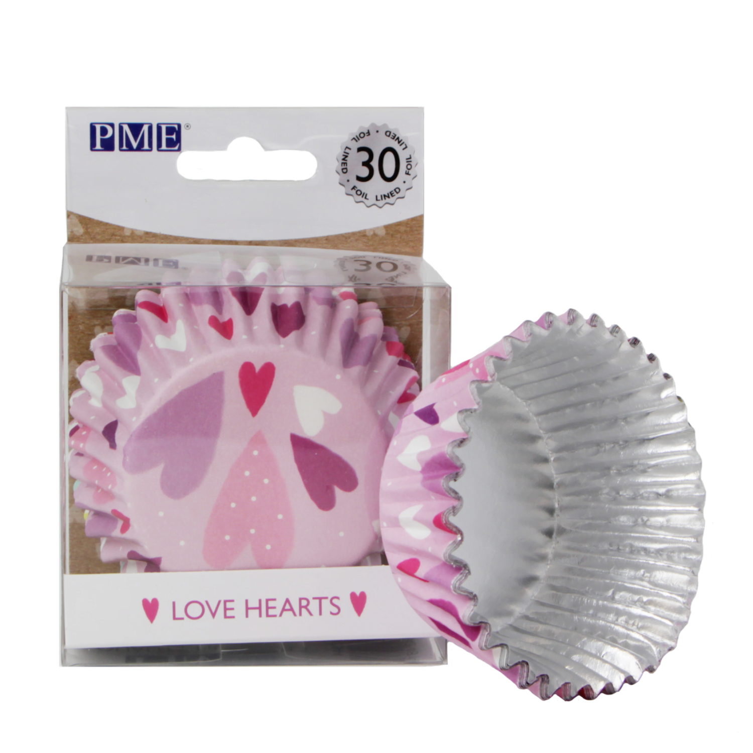PME Muffinsforme, folie - Love, 30 stk - Billede 3