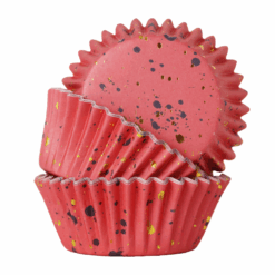 PME Muffinsforme, folie - Pink med guld, 30 stk