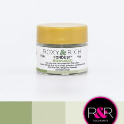 Roxy & Rich Fondust Vandoploeselig pulverfarve, Avocado - 4 g