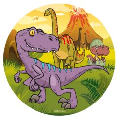 Dekora Kageprint med Dinosaur, 20 cm