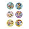 Dekora Kageprint med Paw Patrol - til cupcakes, 5,8 cm - 6 stk.