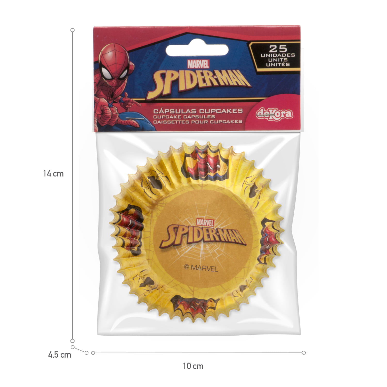 Dekora Muffinsforme med Spiderman, 25 stk. - Billede 4