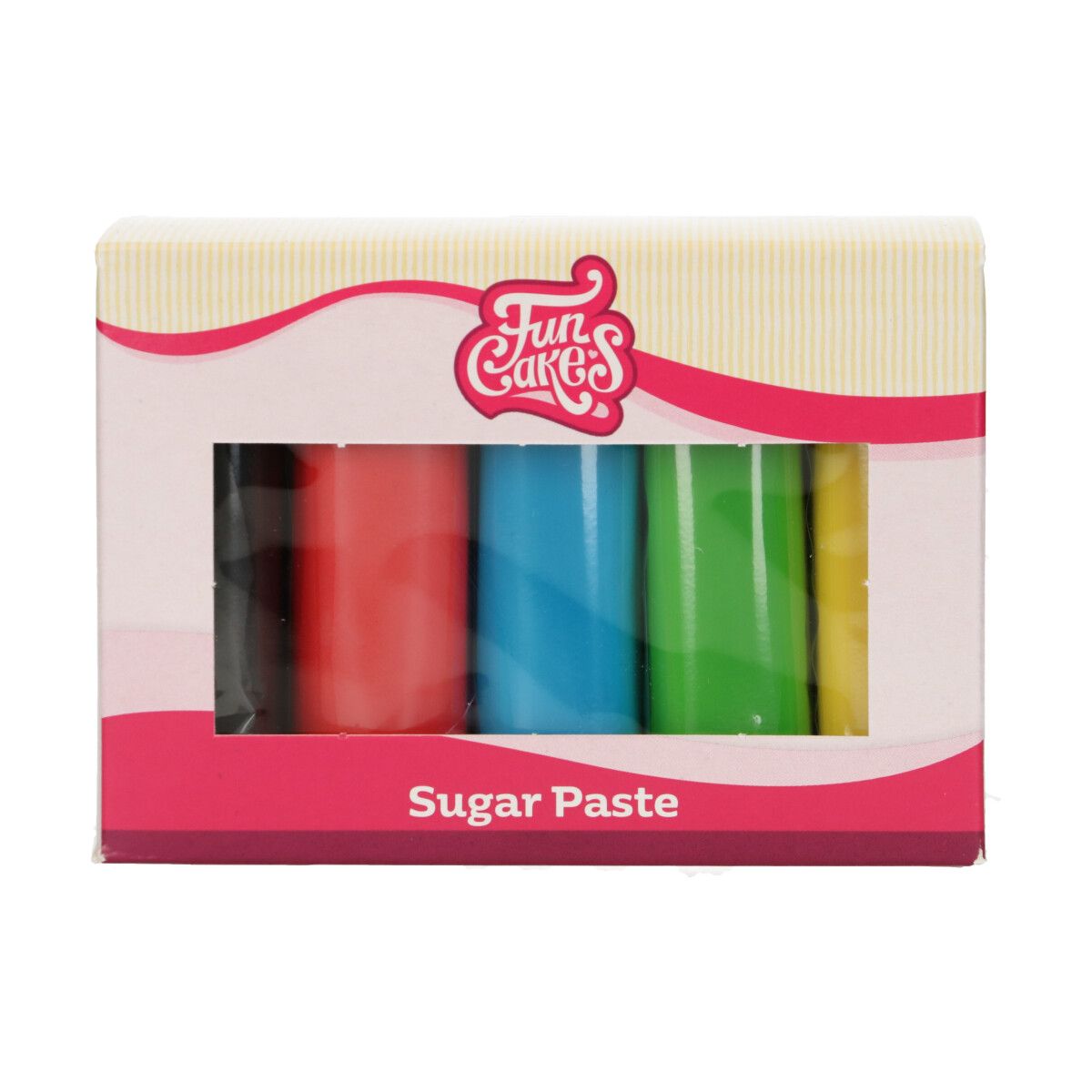 FunCakes Fondant Multipack Standard farver, 5 x 100g