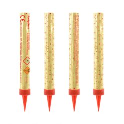 Partydeco Fontaener - guld, 12 cm - 4 stk (1)