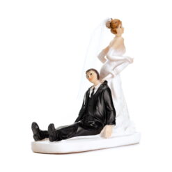 Partydeco Topfigur til bryllupskage - Paraply