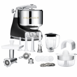 Ankarsrum Assistent Original AKM 6230 - Mat sort + De Luxe pakken