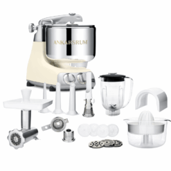 Ankarsrum Assistent Original AKM 6230 - Raahvid - Light Creme + De Luxe Pakken