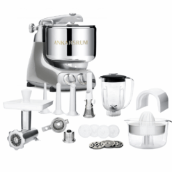 Ankarsrum Assistent Original AKM 6230 - Soelv + De Luxe Pakken