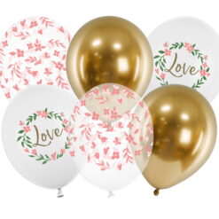 PartyDeco Balloner 30 cm, Love, mix (1)