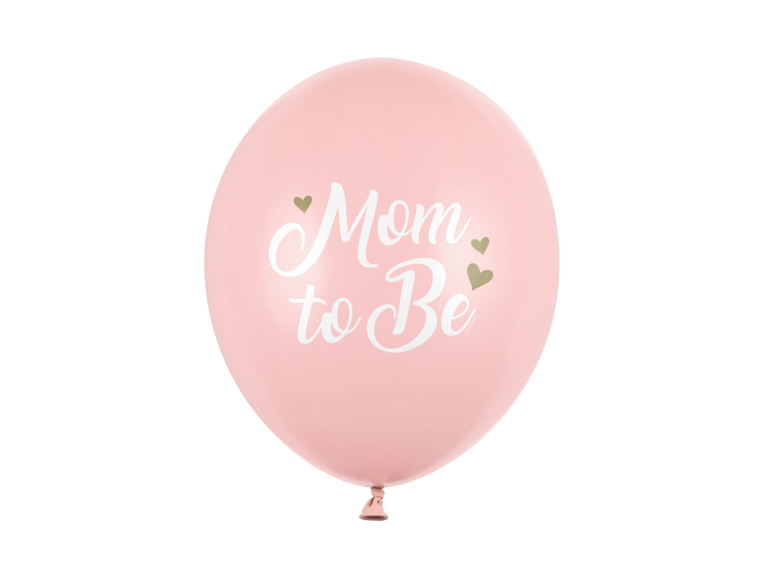 PartyDeco Balloner 30 cm, Mom to Be, Pastel Pale Pink (1 pkt / 6 stk.) (UDGÅR) - Billede 3