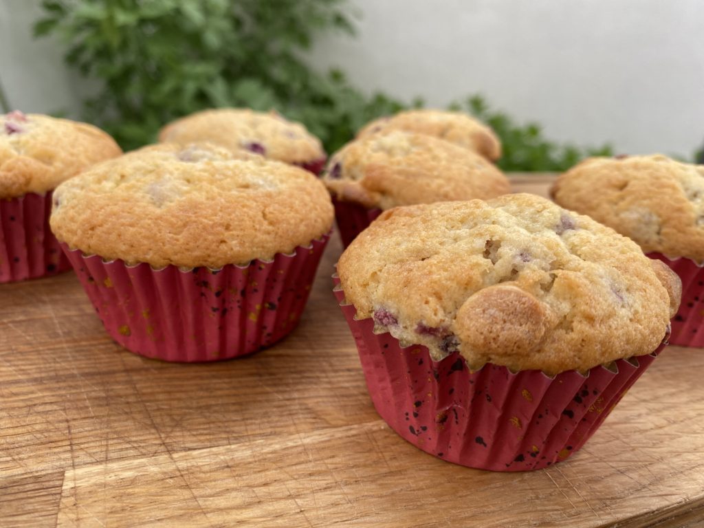 Rabarber muffins