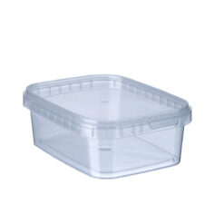 Condiboette med laag, 280 ml - firkantet (ca. 12 x 9 cm)