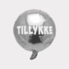 Folieballon Tillykke, soelv