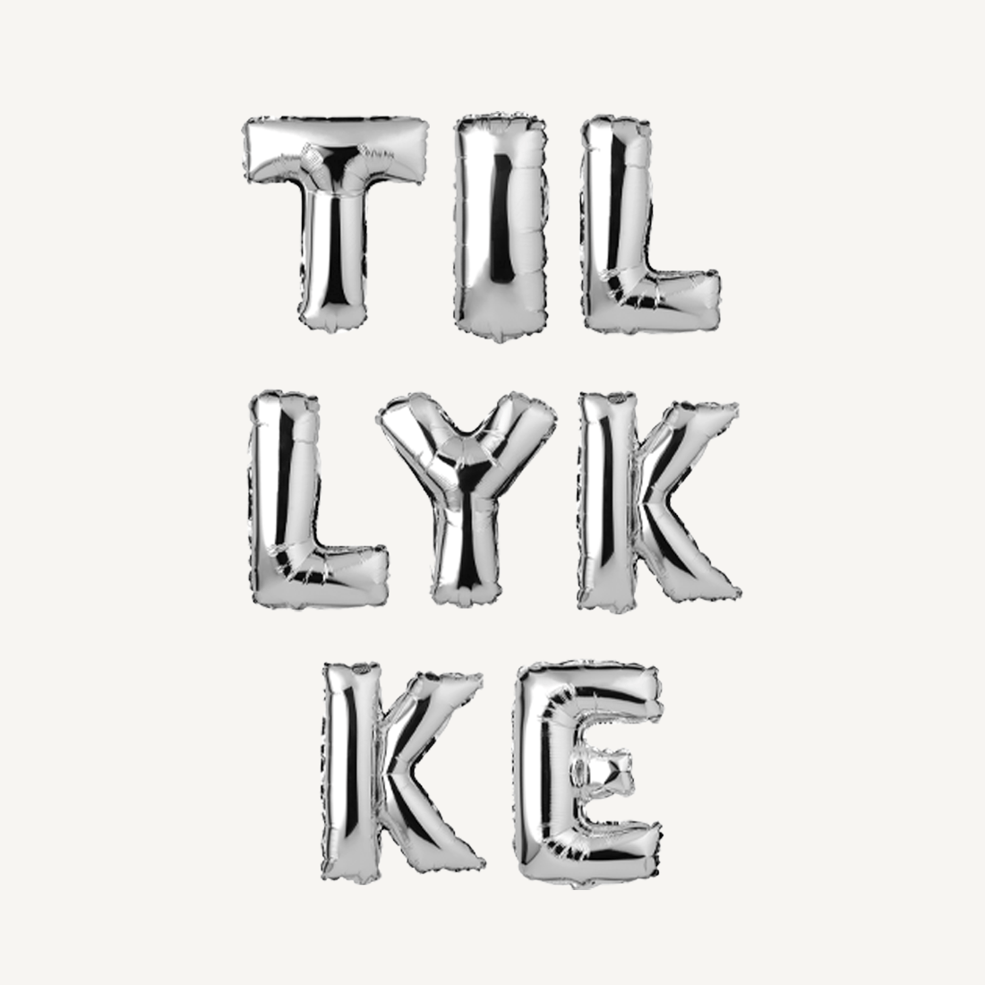 Folieballonner TILLYKKE