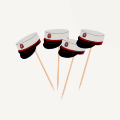 Kagetoppere - roed student, 30 stk.