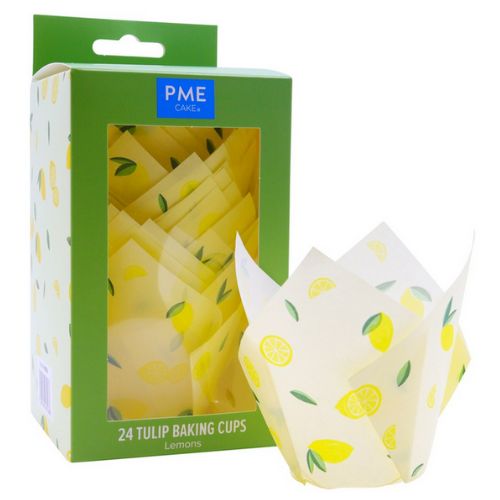 PME Tulipan muffinsforme - Citroner