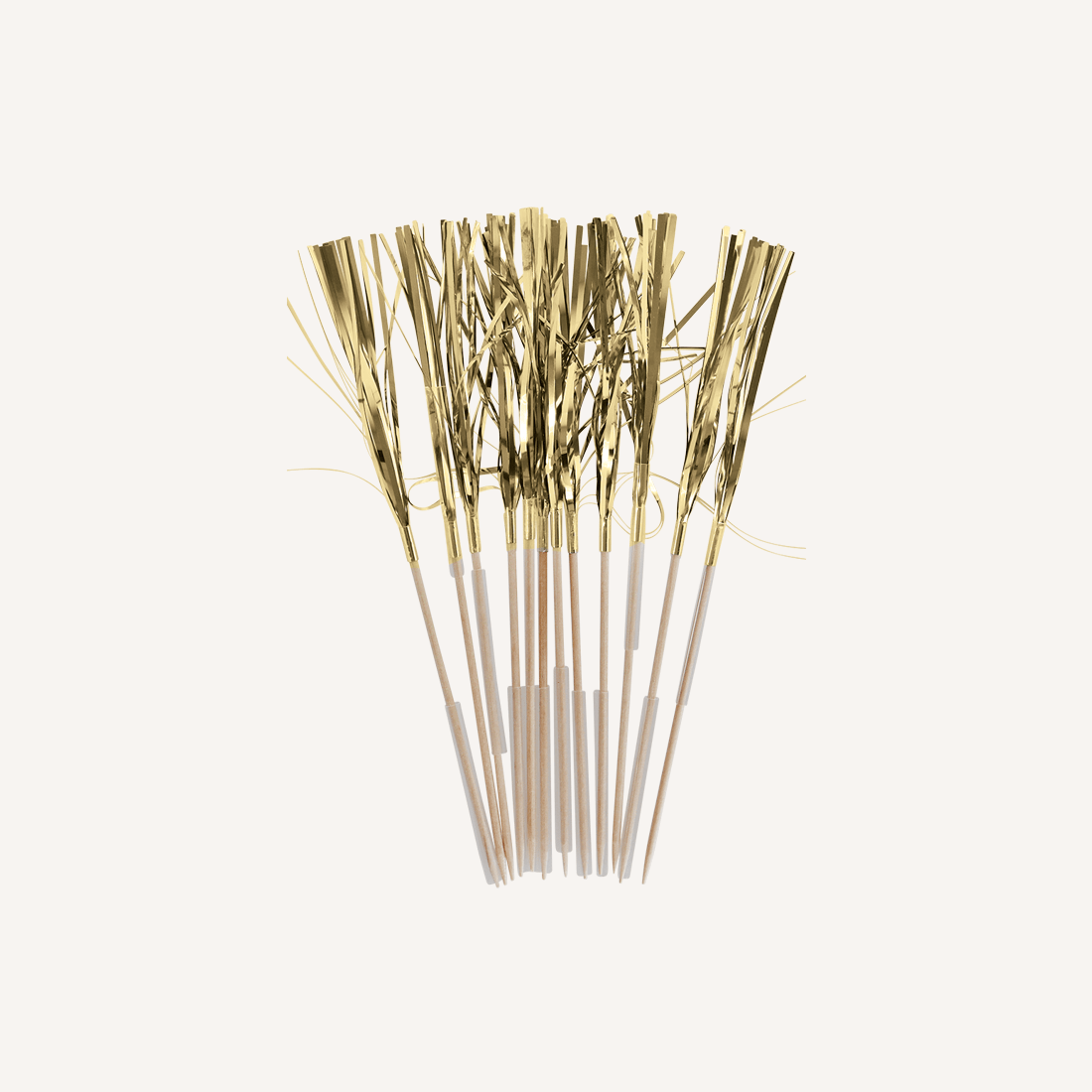 Pyntpinde, guld - 12 stk.