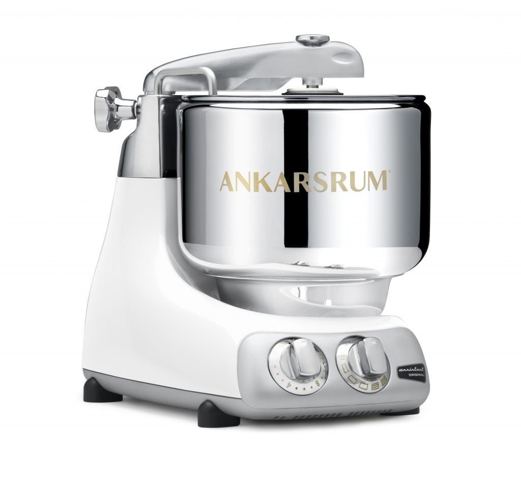Ankarsrum Assistent Original Højglans Hvid AKM 6230 - Glossy White + De Luxe Pakken