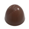 CW Chokoladeform SEMI-STRIPED AMERICAN TRUFFLE - Polycarbonate - CW12091