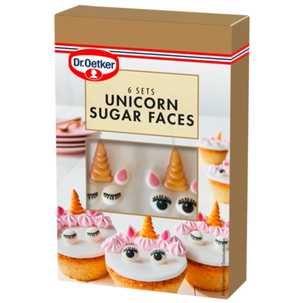 Dr. Oetker Unicorn Sugar Faces