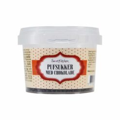 SweetKitchen Pufsukker overtrukket med mørk chokolade. 40 g.