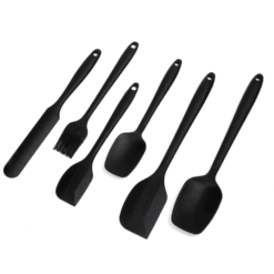 Koekkenredskaber i silikone, 6 dele