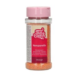 FunCakes Nonpareils Orange - Krymmel til romkugler, 80g
