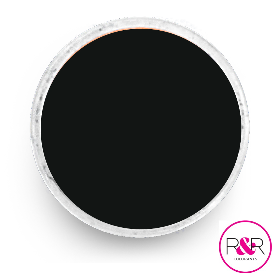 Roxy & Rich Fedtopløselig pulverfarve - Natural Black , 50 g