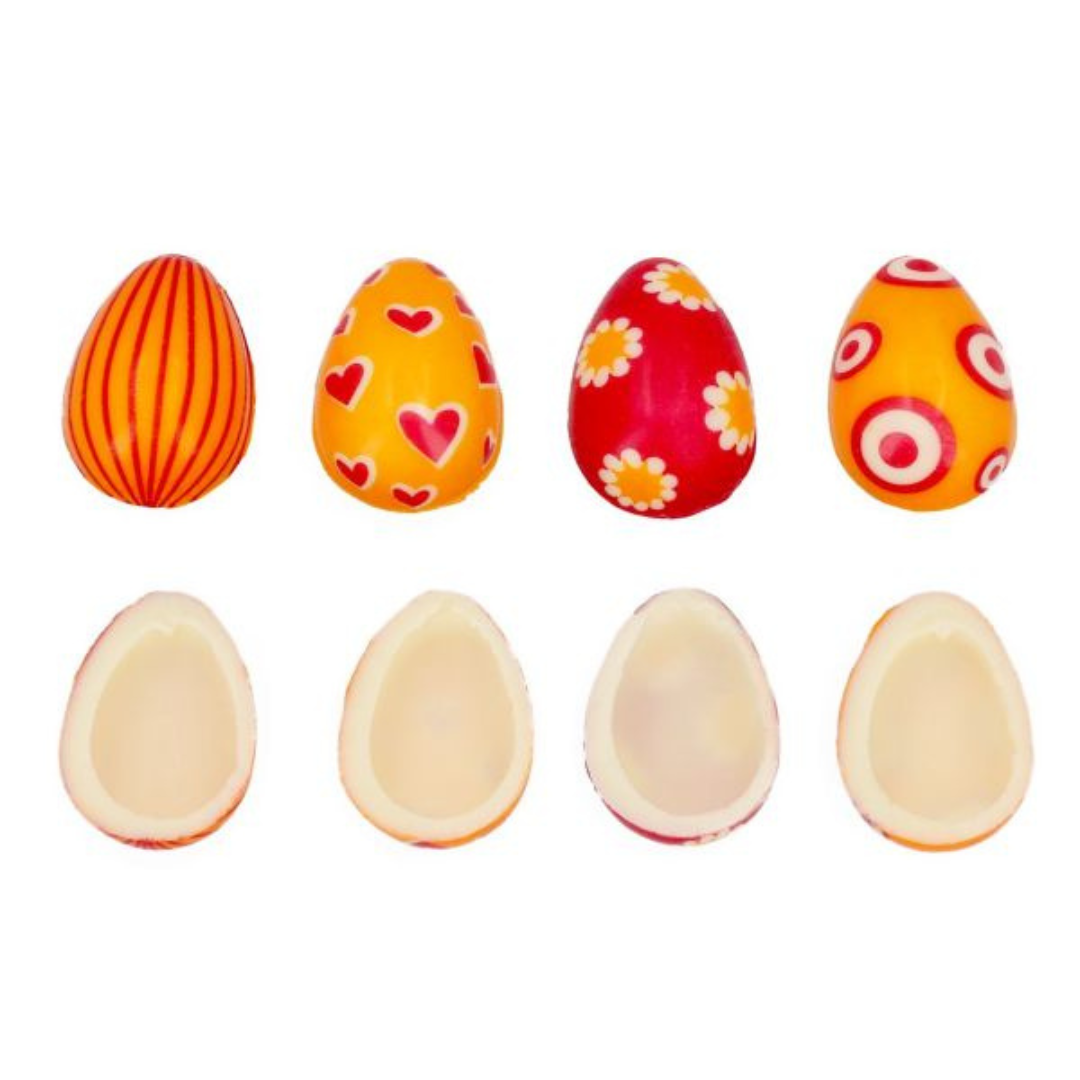 Chokoladeæg - Spring - 21 halve