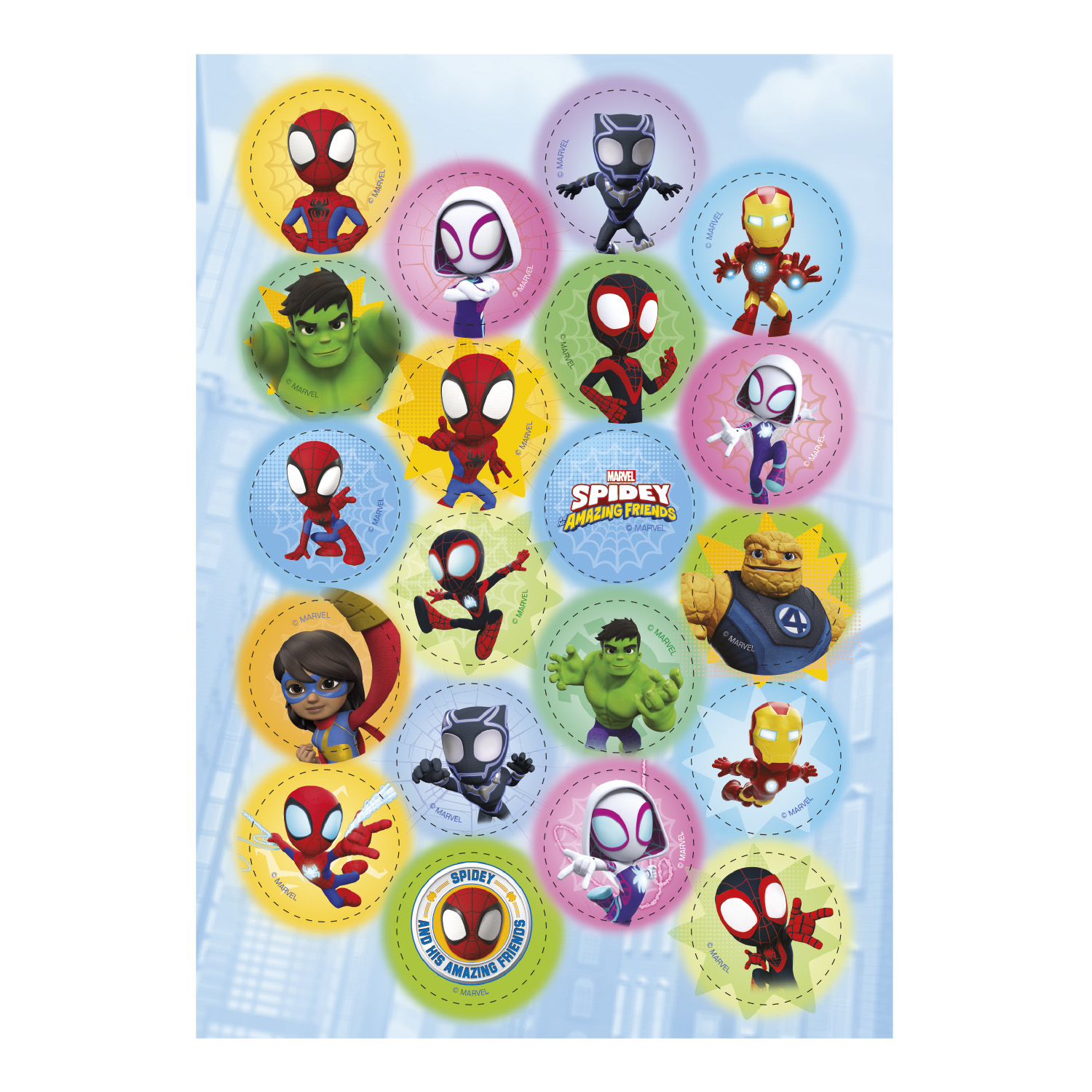 Dekora Cupcaketoppere med Spidey , 20 stk.