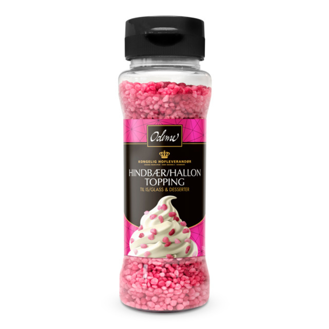 ODENSE Is Topping Hindbær 115g