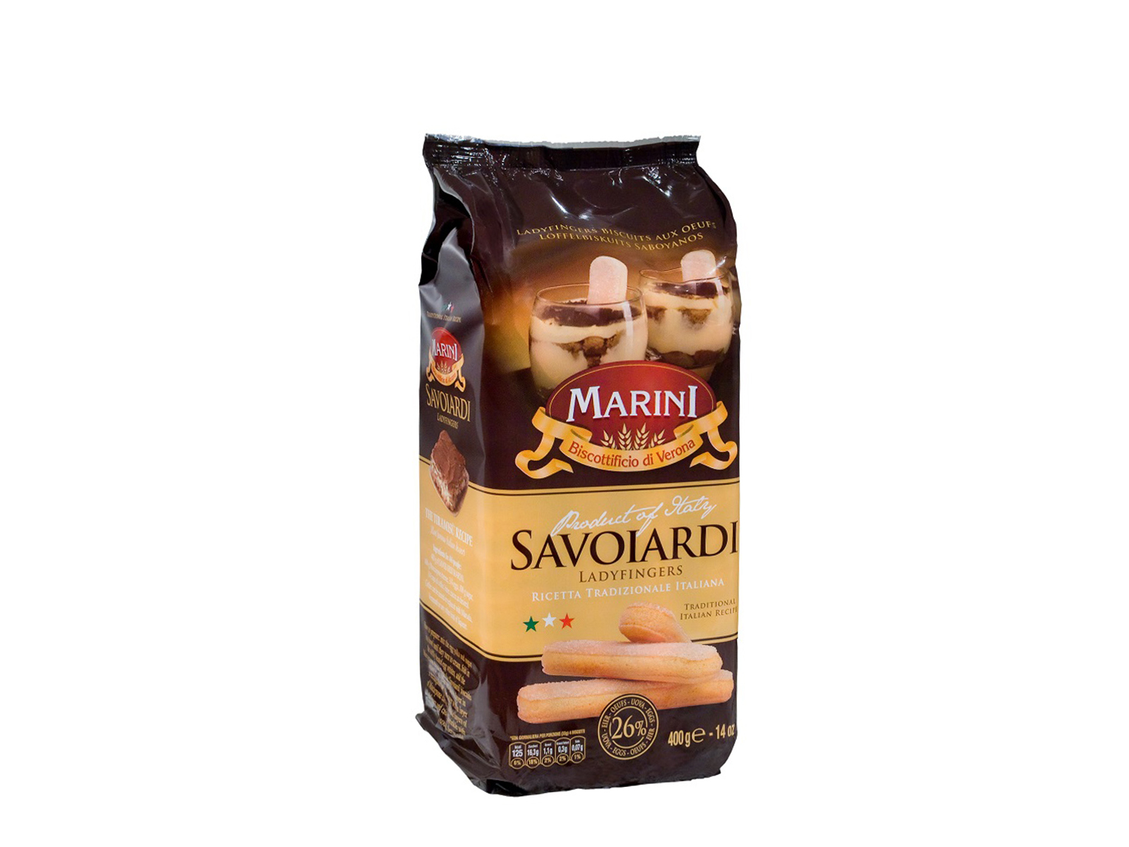 Savoiardi Lady Fingers, 400 gram