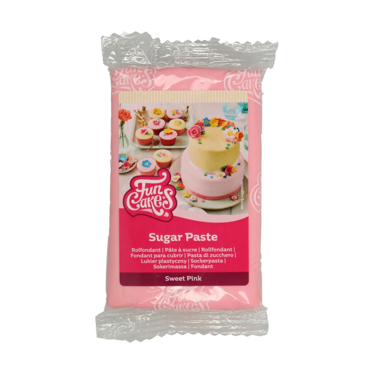 Funcakes fondant, gammelrosa Sweet Pink, 250g