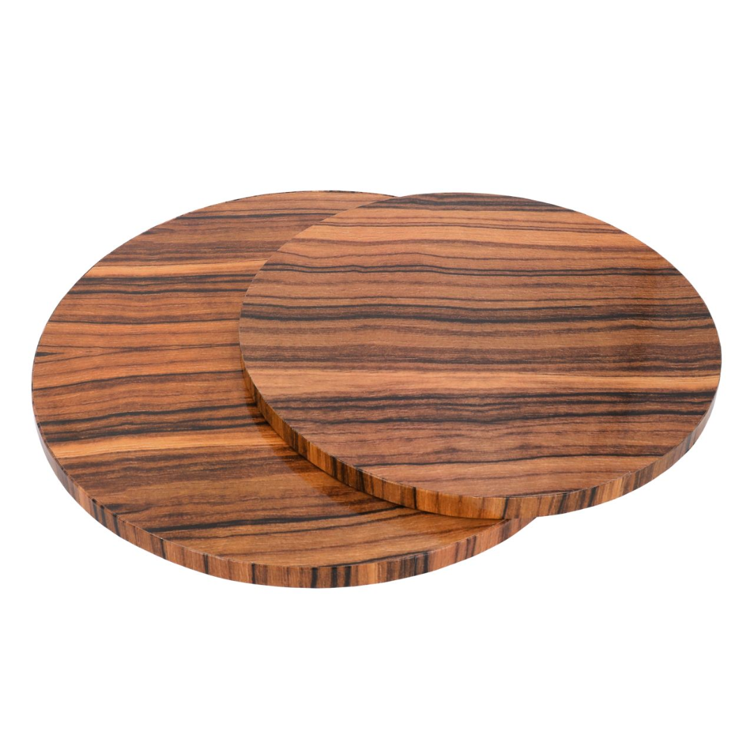 Kageplade træ-look 30 cm - 12 mm tyk