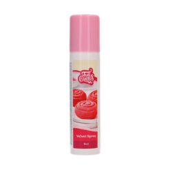 FunCakes Velvet Spray - Rød - 100 ml