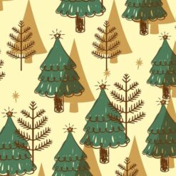 Transfer Sheet med juletræer